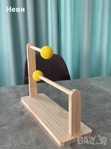 Комплект дървени стойки за аксесоари за коса, снимка 4 - Органайзери - 54172415