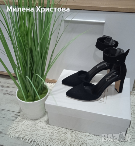 Дамски елегантни обувки на ток, снимка 2 - Дамски обувки на ток - 44939453