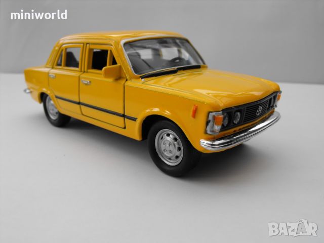 Fiat 125p 1967 - мащаб 1:39 на Welly моделът е нов в кутия, снимка 1 - Колекции - 45864608
