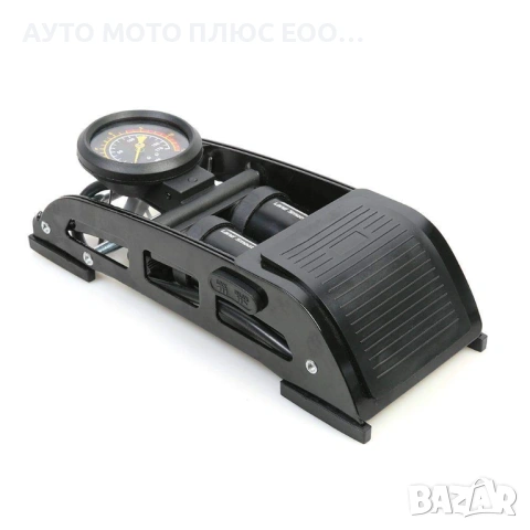 Крачна помпа с манометър - Двубутална., снимка 2 - Аксесоари и консумативи - 53934579