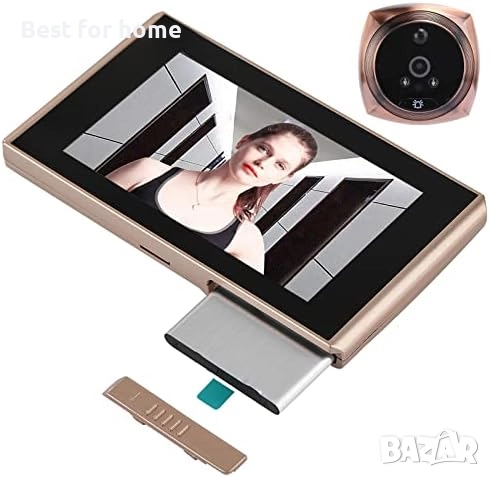 Цифрова видео шпионка и звънец  с 32GB карта памет, снимка 8 - Други - 51759320