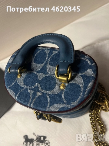 Чанта Coach Denim Trail, снимка 3 - Чанти - 52160728