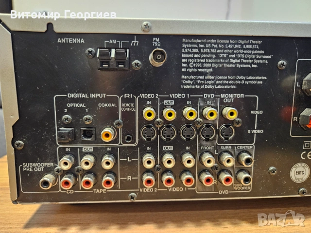 Усилвател Onkyo TX-SE500E, снимка 5 - Ресийвъри, усилватели, смесителни пултове - 53102878