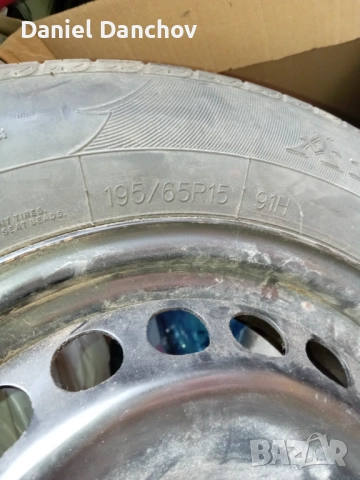 Гума с джанта 5х112 15 цола, снимка 5 - Гуми и джанти - 52103428