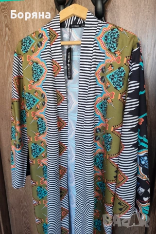 Boohoo ново кимоно плажно парео с флорален принт, снимка 5 - Бански костюми - 53917043