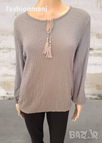 Елегантна блуза с ластик - код 1243