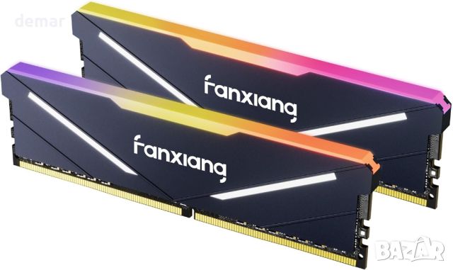 fanxiang RGB DDR4 RAM 32GB комплект (2x16GB) 3600 MHz CL18 1.35V компютърна памет XMP 2.0, снимка 1 - RAM памет - 46394618