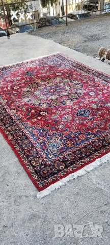 Ръчно тъкан вълнен персийски килим.Топ качество., снимка 3 - Килими - 53847588