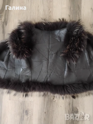 Елек от естествена кожа Guy Laroche, снимка 8 - Елеци - 50754019