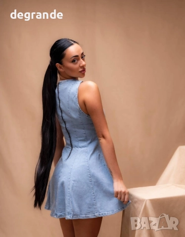 Сладка дънкова рокля, снимка 5 - Рокли - 51536668