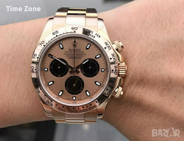 Rolex Cosmograph Daytona 40mm Rose Gold Rose Gold Dial Automatic Различни Варианти, снимка 12 - Мъжки - 54042343