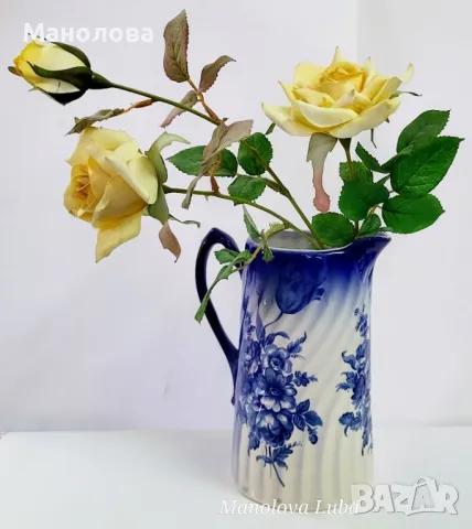 Кана/ваза Staffordshire Fine Ceramic., снимка 1 - Антикварни и старинни предмети - 49295359