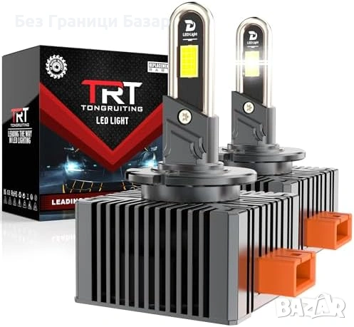 Нови D3S LED заместител Xenon 110W 6500K автомобилни крушки 2 броя за кола фар