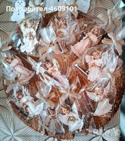 Коледни играчки за елха с късметче, снимка 2 - Декорация за дома - 52229726