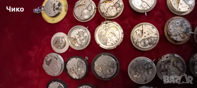 40бр стари механизми от мъжки руски часовници , снимка 17 - Антикварни и старинни предмети - 53784119