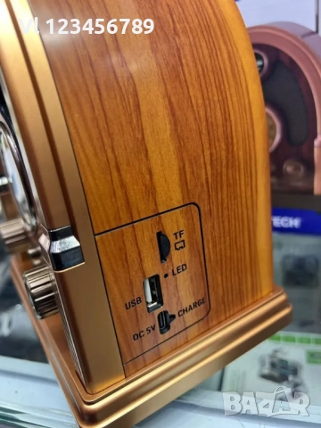 Тривълново винтидж радио AM/FM/SM  с BT и вход за USB/ -TF карта NNS 7061Bt, снимка 3 - Радиокасетофони, транзистори - 52447293