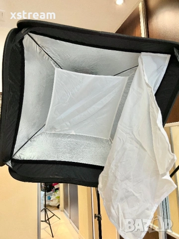 2бр Софтбокс Фотографско Студийно осветление, 1х със S-Type държач за Светкавица Neewer, 1х Andoer , снимка 6 - Светкавици, студийно осветление - 53952469