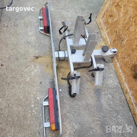 немски алуминиев багажник за два велосипеда, снимка 3 - Велосипеди - 50679204