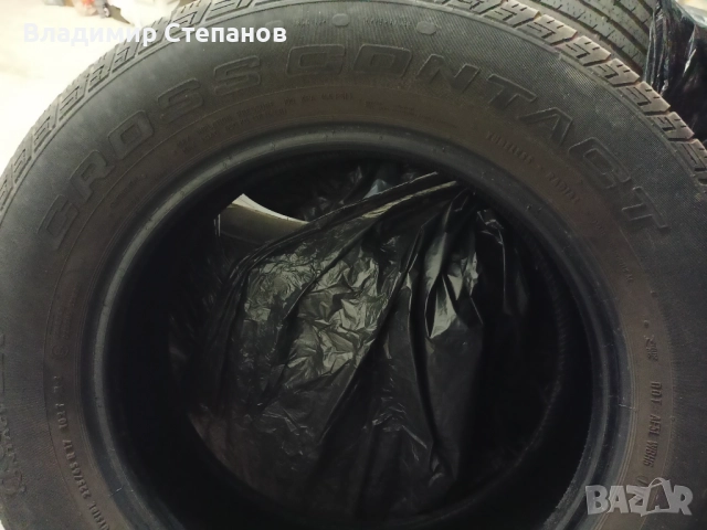 Continental Crosscontact 225 65 17, снимка 3 - Гуми и джанти - 50384233