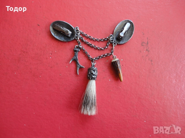 Ловен знак брошка значка , снимка 7 - Колекции - 52671794