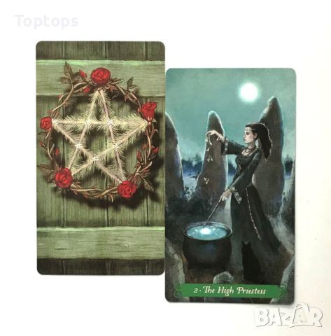 Таро: Universal Celtic Tarot & Green Witch Tarot & Modern Spellcasters, снимка 6 - Карти за игра - 33762823