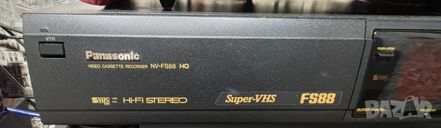 Продавам видео Panasonic NV-FS 88 S-VHS, снимка 5 - Плейъри, домашно кино, прожектори - 53701249