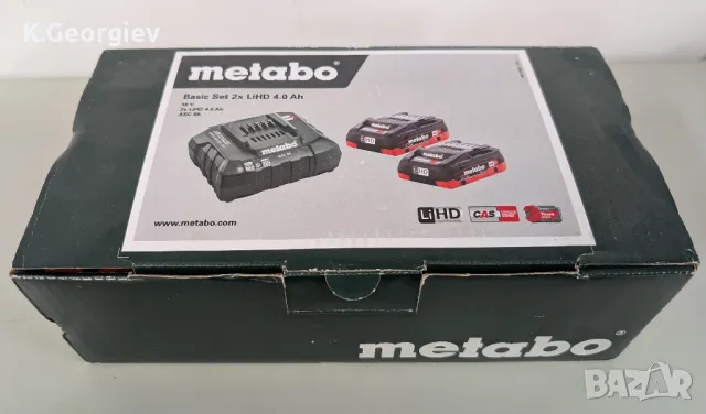 Батерии и зарядно Metabo 18V, снимка 1 - Други инструменти - 48611251