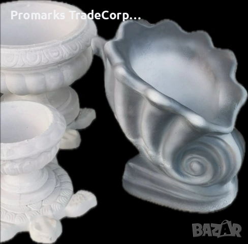 Големи саксии и кашпи от бетон , снимка 4 - Саксии и кашпи - 53102812