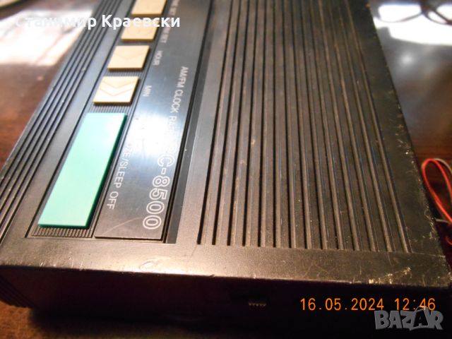 Toshiba RC-8500 Clock Radio  Vintage 79, снимка 5 - Радиокасетофони, транзистори - 45893615