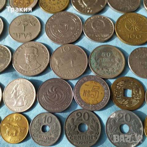 65 стари монети от цял свят , снимка 3 - Нумизматика и бонистика - 46238461