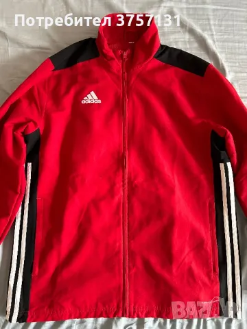 Шушляково горнище Adidas climalite, снимка 2 - Суичъри - 47773521