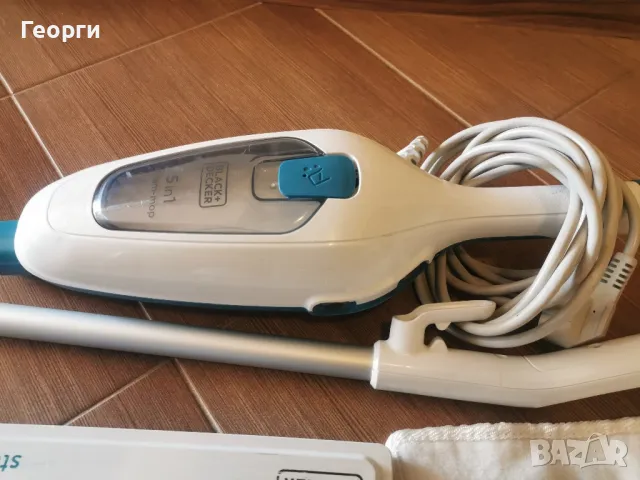 Парочистачката Black+Decker, steam-mop, снимка 5 - Парочистачки и Водоструйки - 48432337