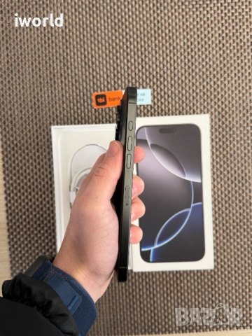 КАТО НОВ❗️iPhone 16 Pro MAX Лизинг от 30Е/мес MAX Black Titanium❗️256GB❗️, снимка 4 - Apple iPhone - 53086593