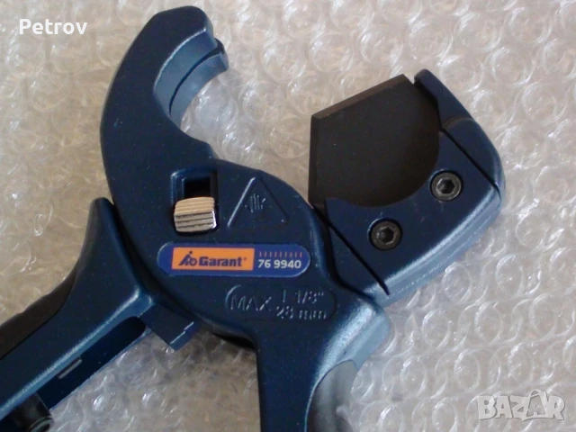 Garant - MADE IN GERMANY - ЧИСТО НОВИ Profi Ножици за Маркучи и PVC материали до 28 mm диаметър !!!!, снимка 4 - Клещи - 49308142