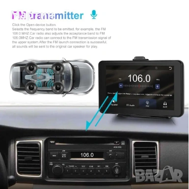 Универсална мултимедия CarPlay за всички автомобили, снимка 3 - Аксесоари и консумативи - 53966742