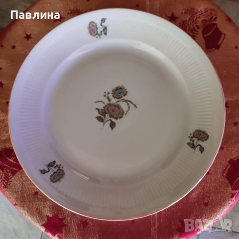 Порцеланово плато на "Китка"., снимка 5 - Чинии - 54233594