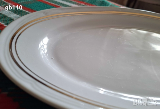 Нов сервиз - Завод за порцелан, гр. Разград, около 1980 г. 3-то качество, снимка 5 - Сервизи - 52436487