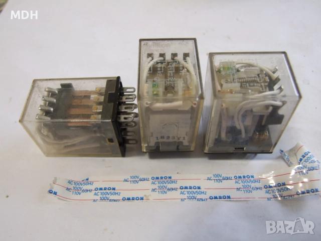 индустриални релета OMRON -MY4N -100-110v, снимка 7 - Друга електроника - 52231051