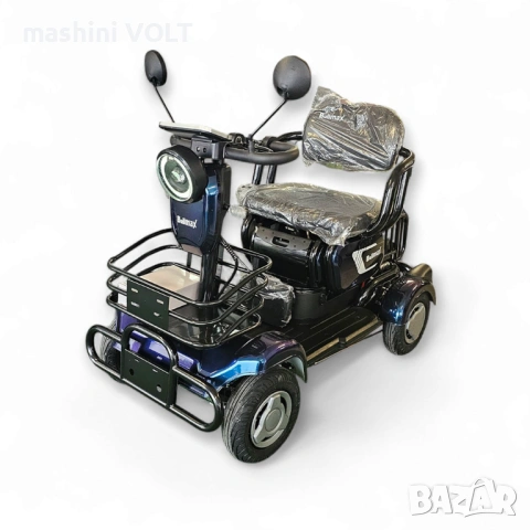 Електрическа четириколка BULLMAX A9, рекуперация, магнитна спирачка, 1500W, 48V/20Ah, снимка 5 - Велосипеди - 53202157