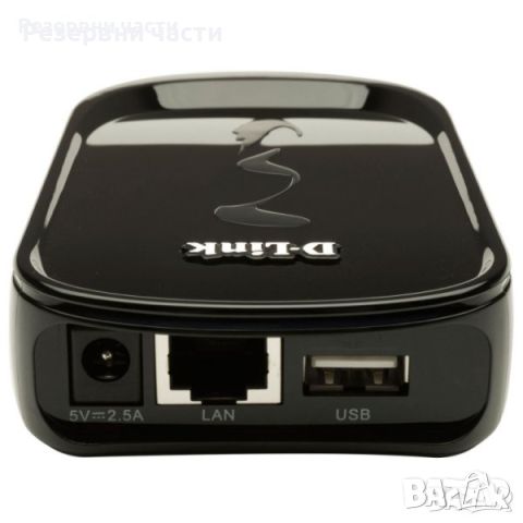 D-Link print server, снимка 1 - Мрежови адаптери - 46542006