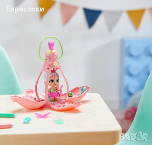 Кукла Bloopies Fairies, Surprise, кукла-фея с изненади, светеща кукла с магическа капсула и аксесоар, снимка 2 - Кукли - 49156438