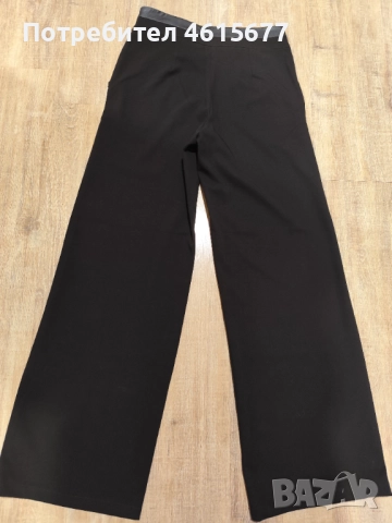 готин панталон с широки крачоли и кожа , снимка 3 - Панталони - 52055742