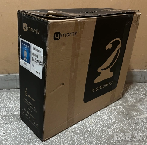 4moms MamaRoo 4.0 - Електрическа бебешка люлка - ЗА РЕМОНТ, снимка 4 - Детски люлки - 54091230