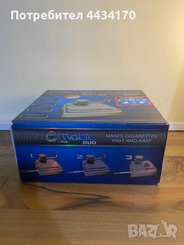 Спешно! Машина за пълнене на цигари OCB Mikromatic DUO – Метална – Отлично състояние, снимка 2 - Други - 53340502