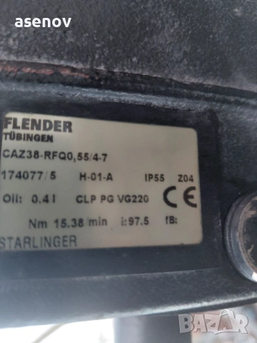 редуктор- 15 обор/ мин, снимка 3 - Електродвигатели - 53167017