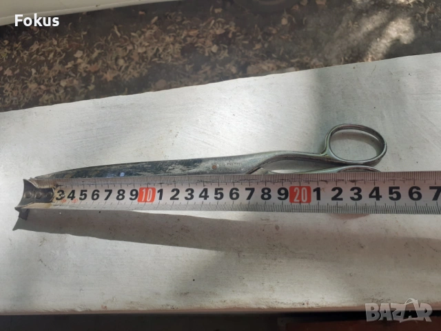 Стара голяма немска ножица с маркировка, снимка 6 - Антикварни и старинни предмети - 53307053