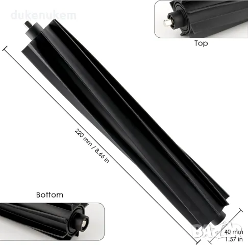 НОВА! Основна четка за ECOVACS DEEBOT X2 Omni/X2 Pro/X2, 2 бр/к-кт, снимка 3 - Прахосмукачки - 50017507