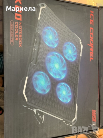 Охлаждаща подложка за лаптоп / Геймърска охладителна подложка, снимка 2 - Друга електроника - 51651524