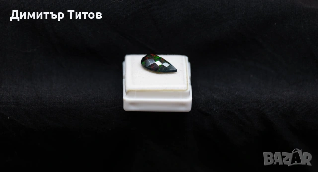 3.46кт Натурален Черен Опал, снимка 8 - Колиета, медальони, синджири - 53738150