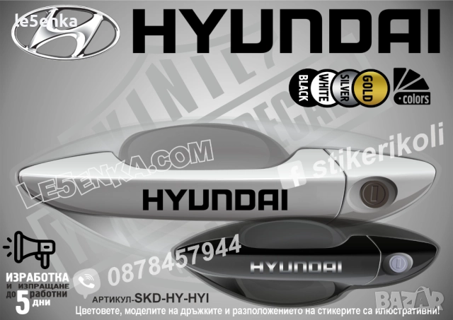 Hyundai стикери дръжки SKD-HY-HYI